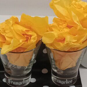 FRANGELICO 8 oz COCKTAIL Bar Glass Old Fashioned Clear With White Etched Logo 4"